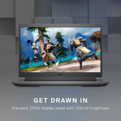 DELL G15 Core i5 11th Gen - (16 GB/512 GB SSD/Windows 10/4 GB Graphics/NVIDIA GeForce RTX 3050Ti) G15-5511 Gaming Laptop  (15.6 Inch, Dark Shadow Grey, 2.4 kg, With MS Office)