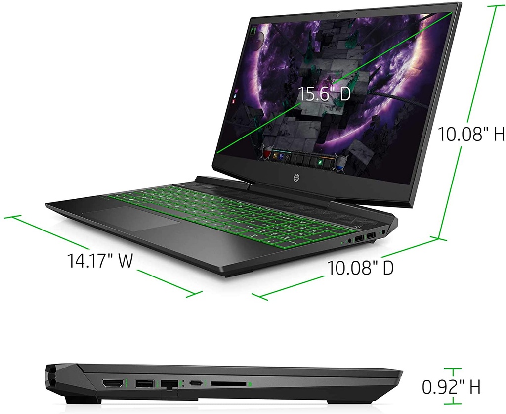HP Pavilion Gaming Laptop - 15-dk1035nr