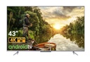 TCL 43 Inch Smart Android LED Ultra HD (4K) Frameless TV 43P725