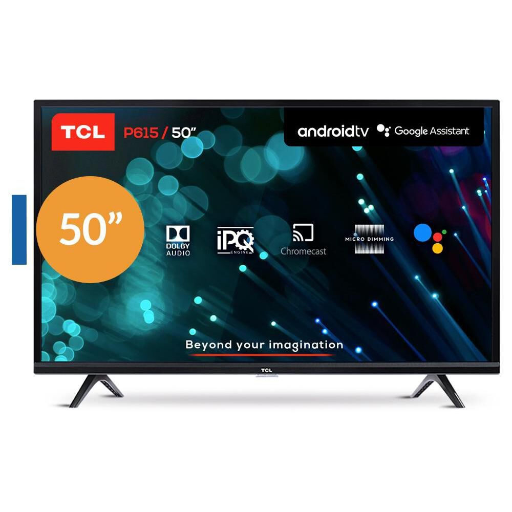 TCL 50P615 – 50 inch UHD 4K IPQ Frameless Android Smart TV