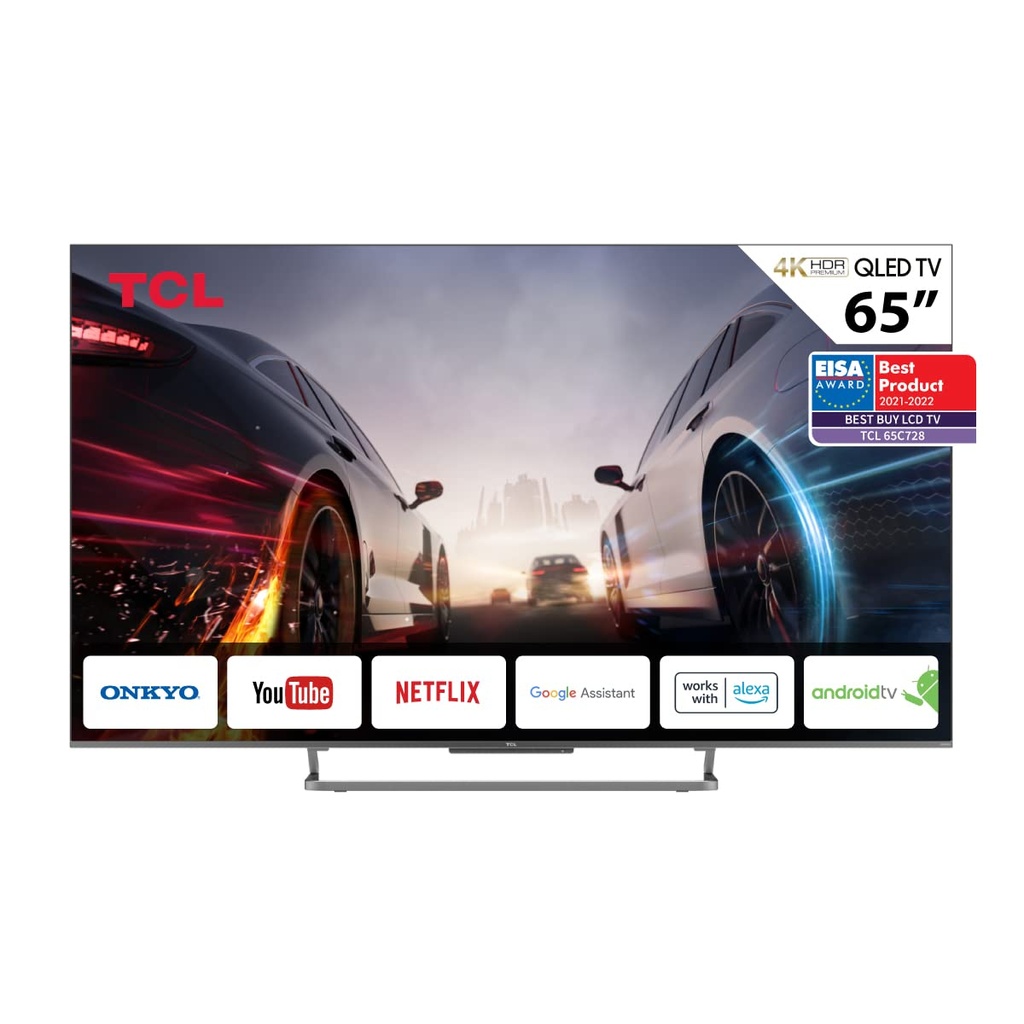 TCL 65 Inch 4K QLED Smart Android TV – 65C728