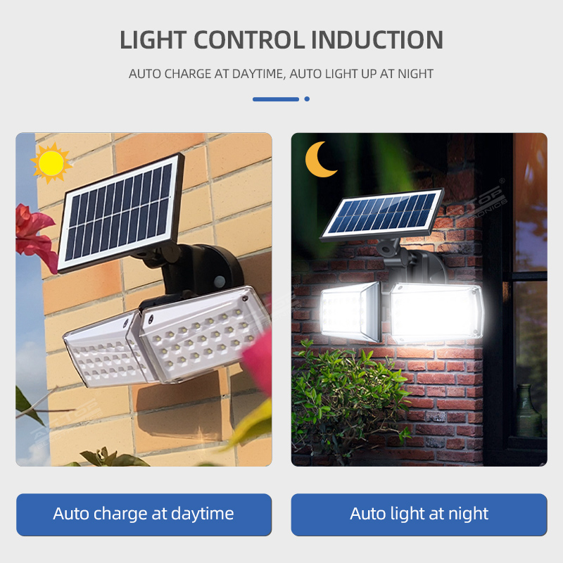Waterproof LED Solar Outdoor Wall Light