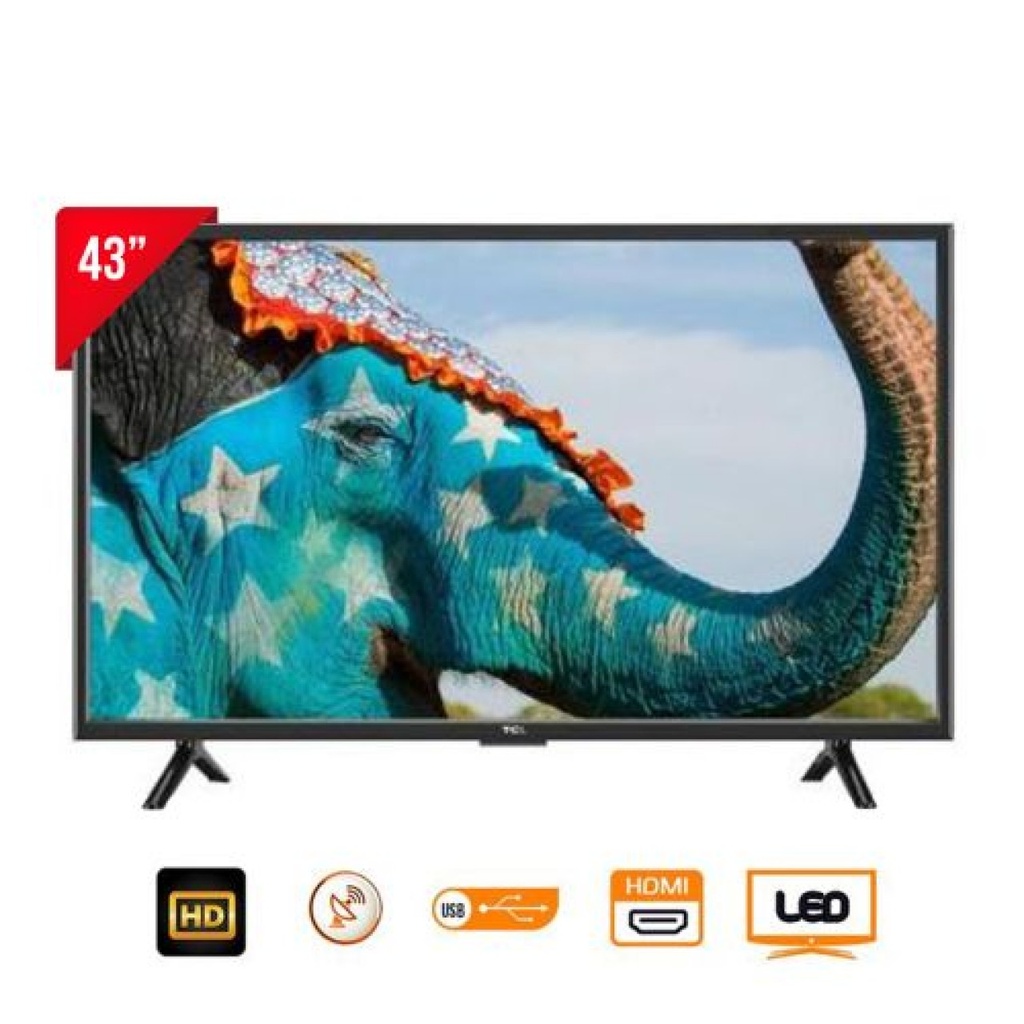 TCL 43 inches LED Digital Full HD TV (43D3000)