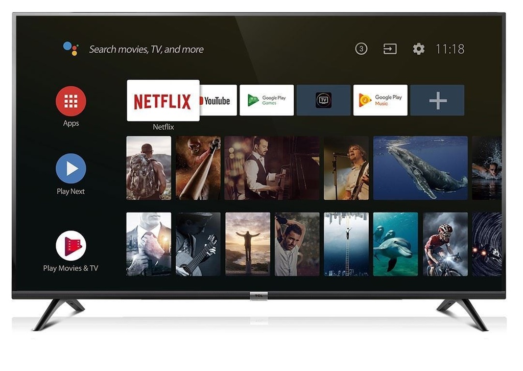 TCL 43 INCH FRAMELESS ANDROID TV (43s68A)