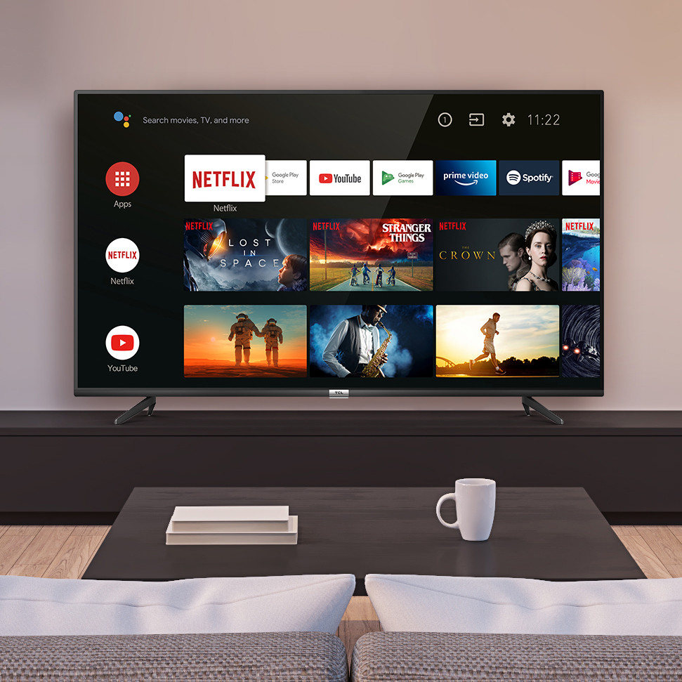 TCL 50P615 – 50 inch UHD 4K IPQ Frameless Android Smart TV