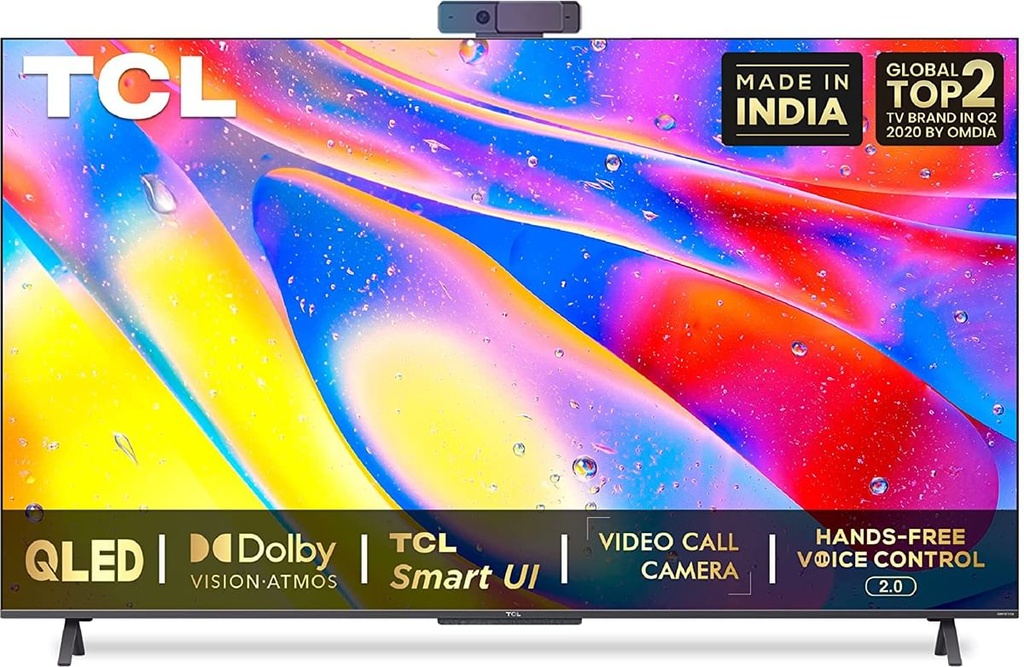 TCL 55 inch QLED 4K Smart Android TV With Quontam Dot 55C725 – 2021 Model