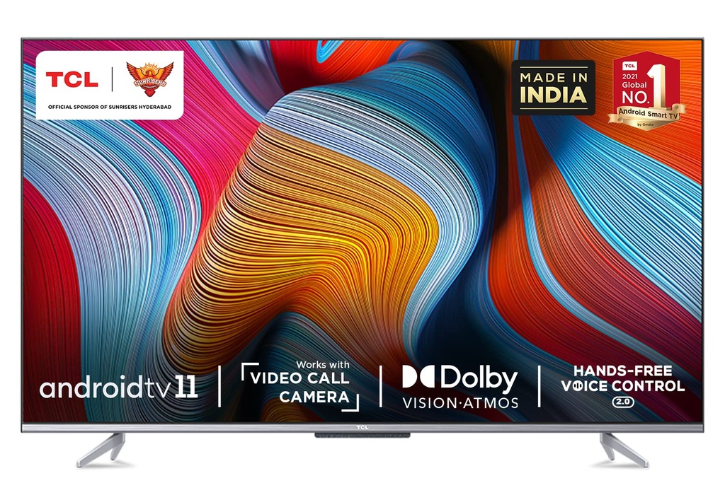 TCL 65 inch 4K Android Smart TV 65P725